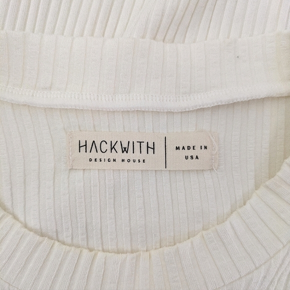 Hackwith Design Tunic Rib Slit Top - Picture 5 of 7